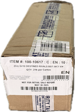 Sealed Case 6 X Pokemon TCG: Scarlet & Violet 10 - Destined Rivals - Booster Box - Image 1