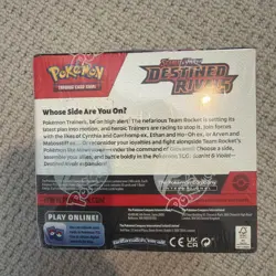Pokemon TCG Destined Rivals Booster Box (36 Booster Packs) New SEALED with Tear - Image 4