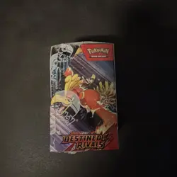 Pokemon TCG Destined Rivals Half Booster Box 18 Booster Packs New and Sealed - Image 1