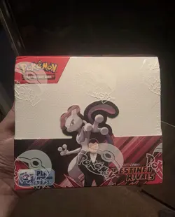 Pokemon TCG Destined Rivals Booster Box Brand New Sealed (min crease back top R) - Image 1