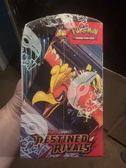 Pokemon TCG Destined Rivals Booster Box Brand New Sealed (min crease back top R) - Image 2