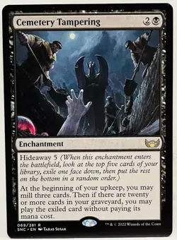 Cemetery Tampering - #69-MTG-Streets of New Capenna (SNC)-Regular-LP - Image 1