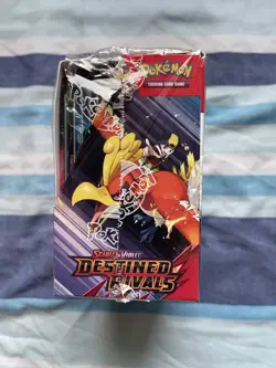 Pokemon TCG - Destined Rivals Full Booster Box -36 Packs- Sealed (2 small tears) - Image 5