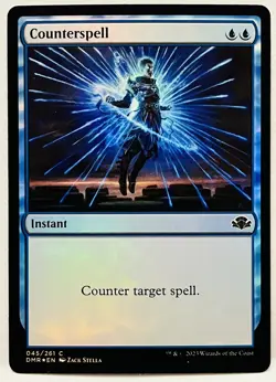 Counterspell- FOIL-#45- MTG-Dominaria Remastered DMR- NM - Image 1
