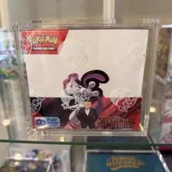 Pokemon TCG Destined Rivals Booster Box New Sealed with Acrylic Case✅ - Image 1
