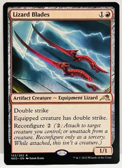 Lizard Blades - #153-MTG-Kamigawa: Neon Dynasty-Regular-NM - Image 1