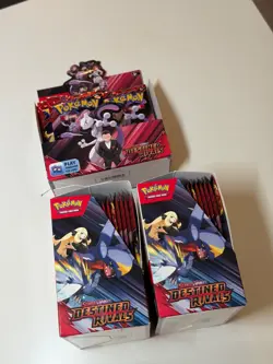Pokemon TCG Destined Rivals Booster Box 36 Sealed Packs Unsealed Box - Image 2