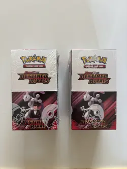 Pokemon TCG Destined Rivals Half Booster Box X2 New Sealed - Image 1