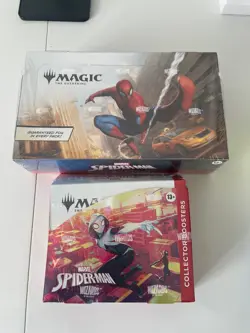 Magic The Gathering MTG Spiderman Collector Box + Play Booster Box - IN HAND - Image 1