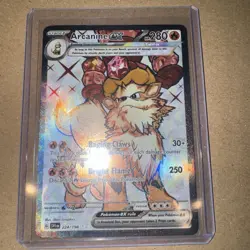 Pokemon TCG Arcanine ex 224/198 SV01: Scarlet Violet Ultra Rare Holo - Image 1