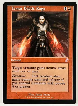 MTG-Temur Battle Rage -#351- Time Spiral Remastered-Regular-LP - Image 1