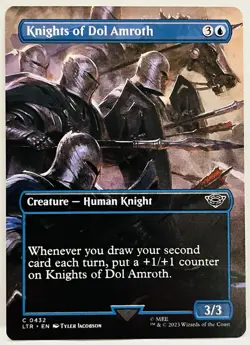 Knights of Dol Amroth (Borderless) -#432-MTG-Universes Beyond: LOTR- Regular-NM - Image 1