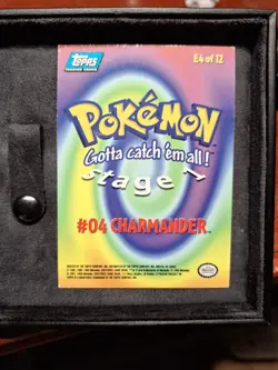 1999 Topps Pokemon Charmander #04 Evolution Holo Card E4/12 Vintage - Image 3