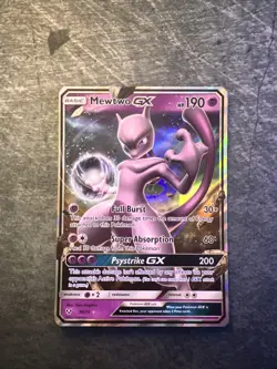 Mewtwo GX 39/73 Shining Legends Ultra Rare Holo Pokemon Card NM - Image 1