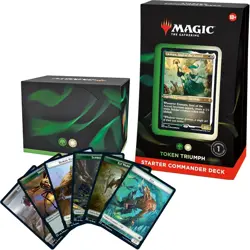 Magic: The Gathering Token Triumph - Green-White Starter Commander Deck - Image 3