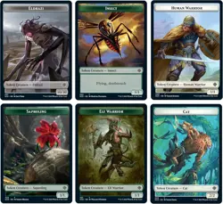 Magic: The Gathering Token Triumph - Green-White Starter Commander Deck - Image 4