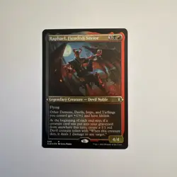 Raphael, Fiendish Savior Etched Foil - Buldur's Gate - Rare - NM - MTG - Image 1
