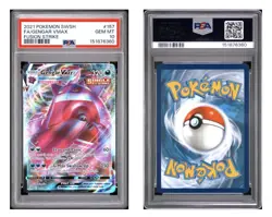 2021 Pokemon Fusion Strike Gengar VMAX 157/264 PSA 10 GEM MINT Alt Art - Image 2