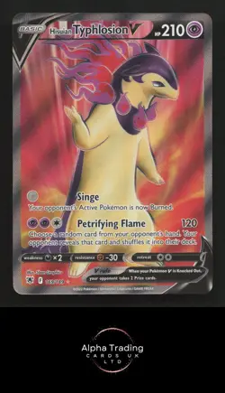 Hisuian Typhlosion V 169/189 Ultra Rare Astral Radiance Pokemon Near Mint - Image 1