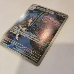 Team Rocket's Weezing 199/182 Illustration Rare Destined Rivals Pokemon TCG NM - Image 4