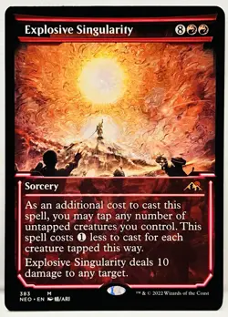 Explosive Singularity (Showcase) - #383-MTG-Kamigawa: Neon Dynasty-Regular-NM - Image 1