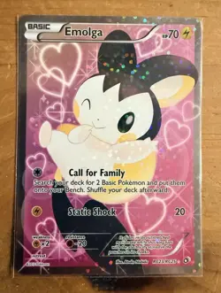 Pokemon Emolga RC23/RC25 Legendary Treasures Holo Full Art Ultra Rare ENG - Image 1
