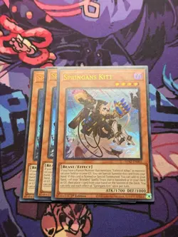 3x Springans Kitt 1st Edition Ultra Rare SDAZ-EN002 Yu-Gi-Oh! - Image 1