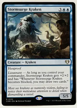 MTG-Stormsurge Kraken - #122-Commander Masters - CMM-Regular-NM - Image 1