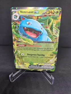 Venusaur ex 003/165 Scarlet and Violet 151 Pokemon Card TCG - Image 1