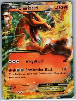 Charizard EX 12/106 XY - Flashfire - Pokemon Card - NM - Image 1