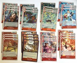 One Piece OP-16 English 32 Card Lot Red Deck Benn Beckman Marco Stage Rare Foil - Image 1