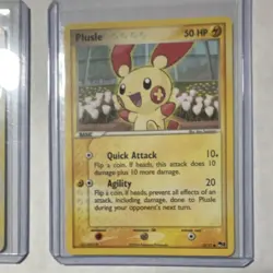 Pokemon TCG 4 Card Lot -Shuckle Snorlax Plusle Happiny 3 Holos. 2 promos 2 Pop - Image 3