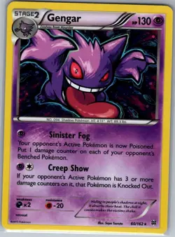 Gengar 60/162 Holo XY - BREAKthrough - Pokemon Card - LP - Image 1