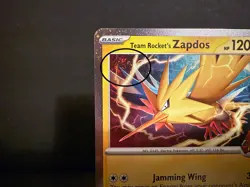 Team Rocket's Zapdos 070 Pokemon Destined Rivals Cosmos Holo SWIRL 🌀 Promo Card - Image 4