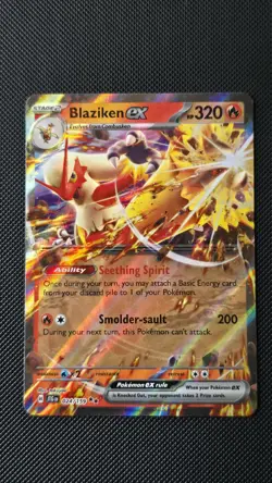 Blaziken ex 024/159 - Pokemon TCG Double Rare Card - Journey Together - Image 1