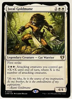 Jazal Goldmane - #32-MTG-Commander Masters (CMM)-Regular-LP - Image 1
