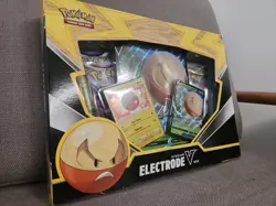 2022 Pokemon TCG: Hisuian Electrode V Box Factory Sealed New 4 Packs & Promo - Image 1