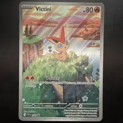 Pokemon Victini 208 SVP Promo Holo 80 HP ENG - Image 1