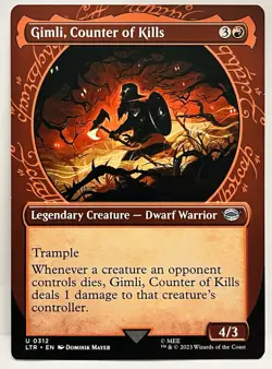 Gimli, Counter of Kills (Showcase) - #312-MTG-Universes Beyond: LOTR-Regular-NM - Image 1