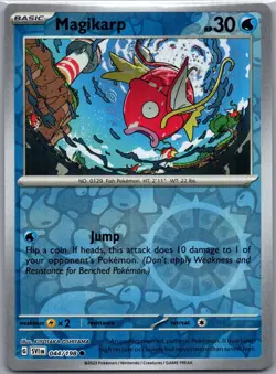 Magikarp 044/198 Common - Pokemon Scarlet & Violet Base Set - Reverse Holo (NM) - Image 1
