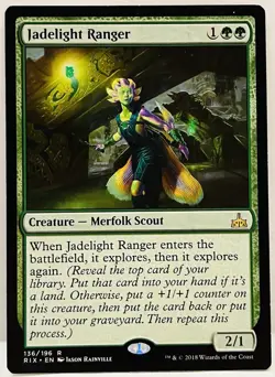 Jadelight Ranger - #136-MTG-Rivals of Ixalan (RIX)-Regular-LP - Image 1