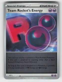 Reverse Holo Team Rocket's Energy 217/217 Uncommon Ascended Heroes Near Mint - Image 1