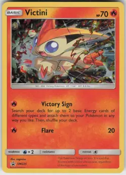 Holo Victini - SM225 Promo Sun & Moon Promo Near Mint - Image 1