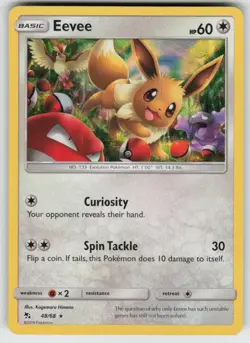 Holo Eevee 48/68 Rare Hidden Fates Near Mint - Image 1