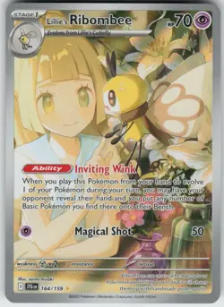 Lillie's Ribombee 164/159 Illustration Rare Journey Together Near Mint - Image 1