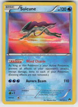 Holo Suicune 30/122 Rare BREAKpoint Near Mint - Image 1