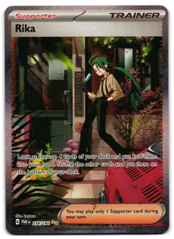 Rika 258/182 - 🌊 Paradox Rift Special Illustration Rare Pokemon TCG 🖤 - LP - Image 1