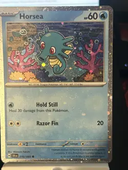 Horsea (010/064) Shrouded Fable- Holo Bleed - w/swirl - Promo - NM - Pokemon TCG - Image 1