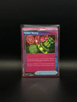 Pokemon TCG Unfair Stamp Scarlet & Violet-Twilight Masquerade 165/167 Holo... - Image 1