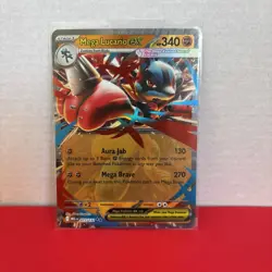 Mega Lucario Ex 77/132 Mega Evolution MEG -Near Mint- Pokemon TCG - Image 1